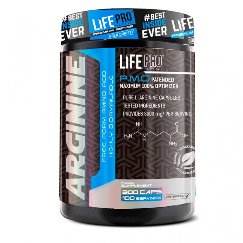ARGININA 1000mg 300 Cápsulas