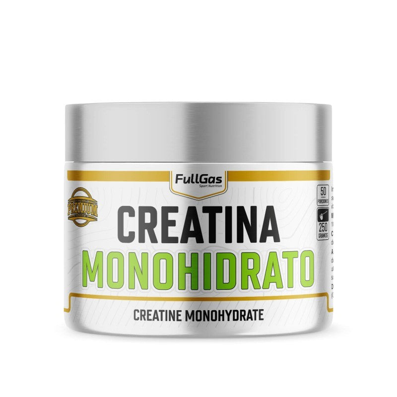FULLGAS creapure® (creatina monohidrato en polvo) - neutra - 250g