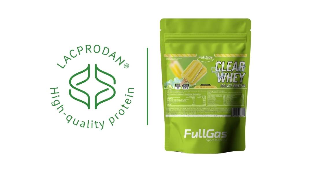 FULLGAS Clear ISOLATE whey (aislado) - polo de limón - 500g