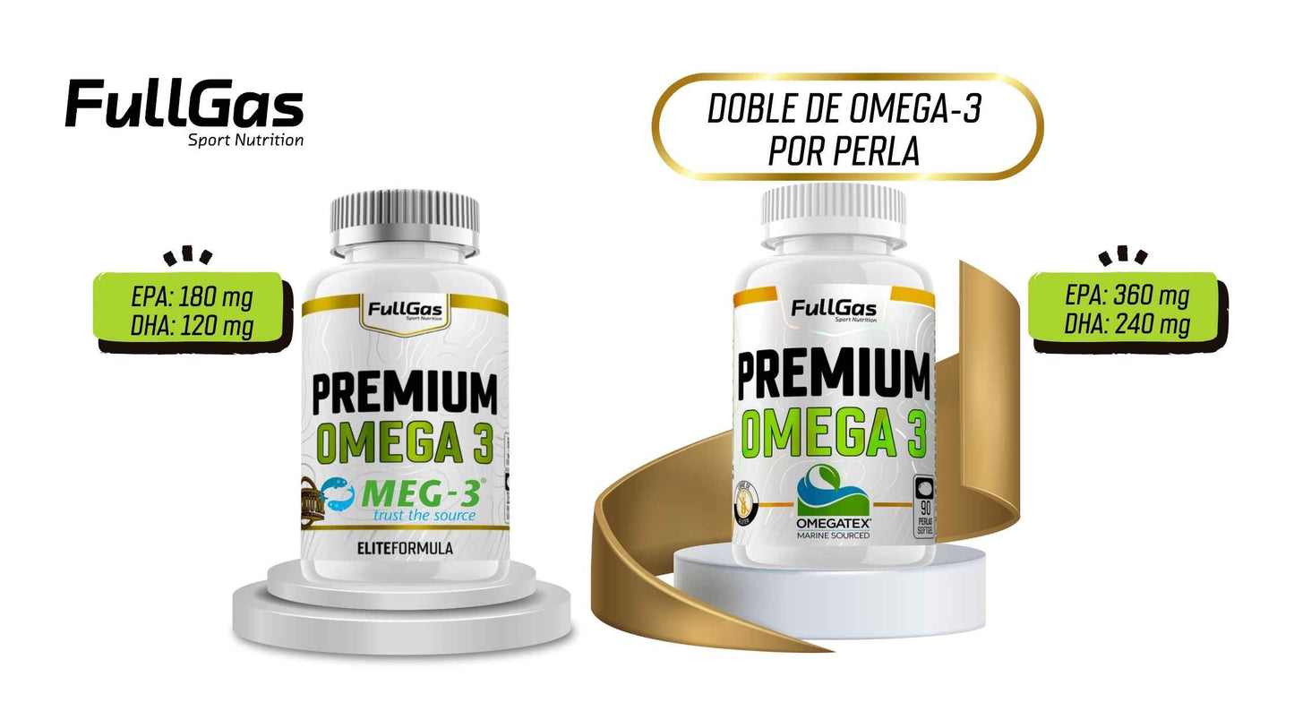 FULLGAS OMEGA 3 premium (omegatex® tg 1000mg) - 90 perlas