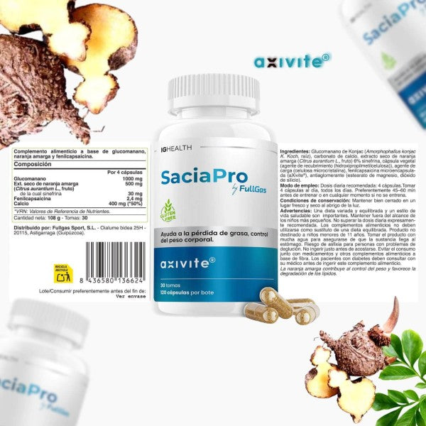 FULLGAS SACIAPRO control peso 120cap