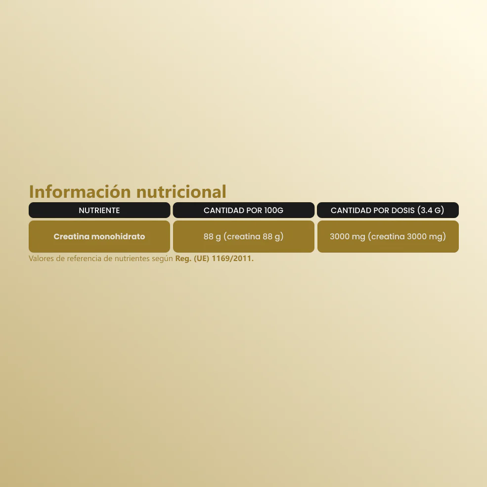 GoldenFit Premium Creatine Monohydrate Unflavoured 1k