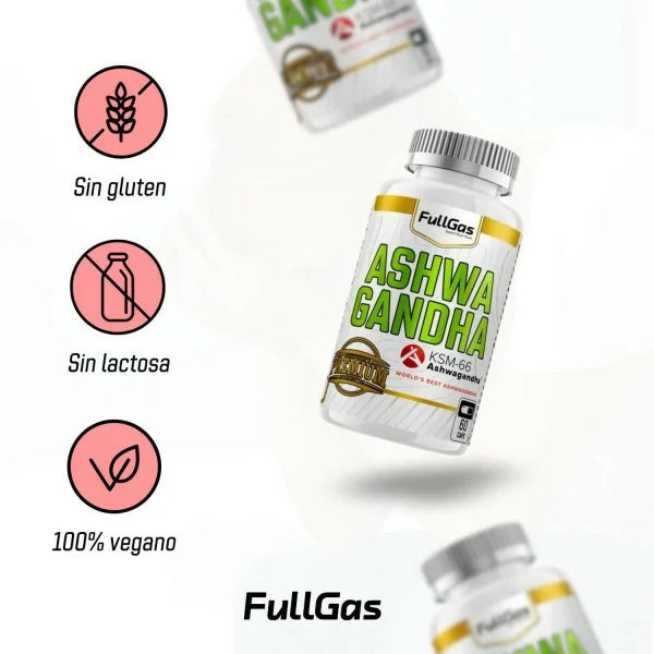 FULLGAS Ashwagandha ksm-66® (300mg) - 60 cápsulas