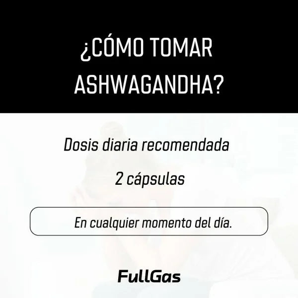 FULLGAS Ashwagandha ksm-66® (300mg) - 60 cápsulas