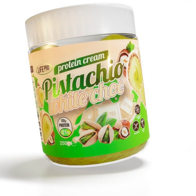 CREAM PROTEIN pistacho white choc 250g