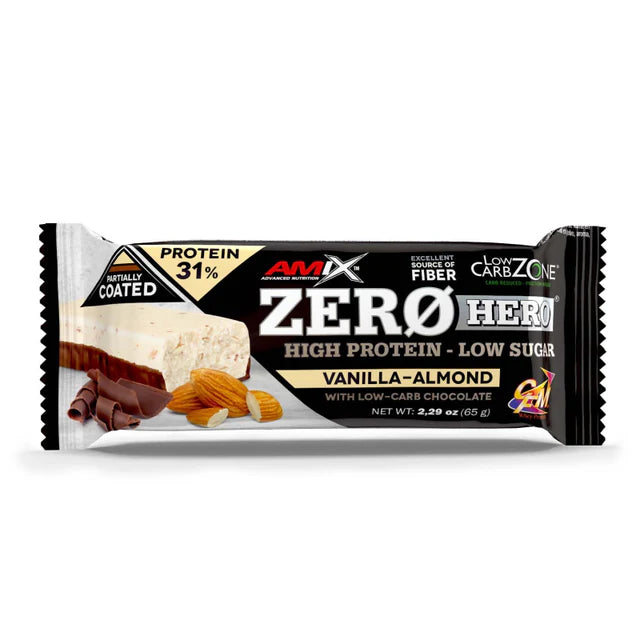 ZERO HERO PROTEIN BAR low sugar 65g  DOBLE CHOCOLATE
